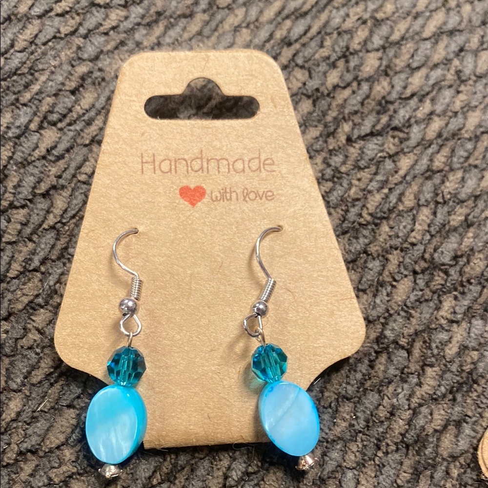 Handmade Blue Earrings